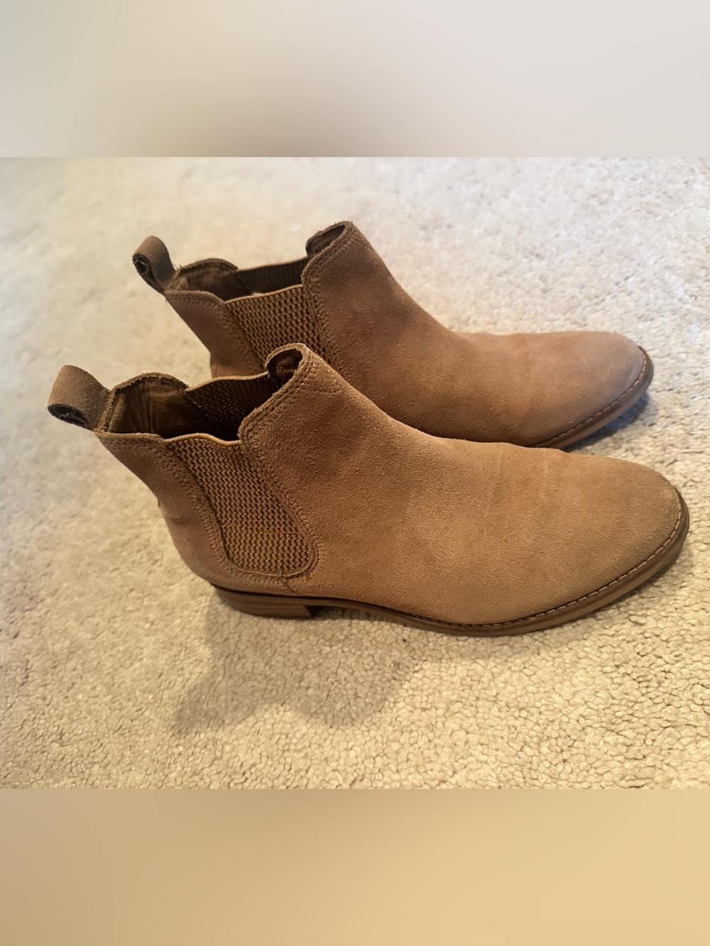 Toms Women's Suede Chelsea Ankle Boots - Brown